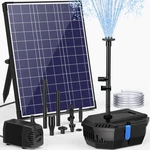 Nfesolar Pond Filter Fountain, 20W Pump With. Fixed Price $107.54.