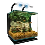 Tetra Marineland Contour 5 Gallon Glass Aquarium Kit With Rounded Corners, Led. Fixed Price $109.97.