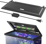 Led Aquarium Hood, Fish Tank Cover With Adjustable-brightness Colored Light Tube. Fixed Price $93.27.