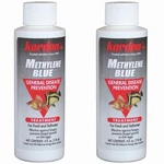 2X Kordon Methylene Blue 4OZ Fresh & Marine General Disease Prevention = 8 Fl. Fixed Price $29.99.