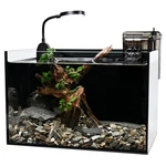 Nano Nature Aquarium KIT,2.8 Gallon Small Set Glass Fish Tank With Wate. Fixed Price $71.06.