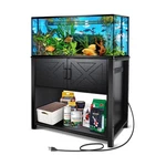 Beuruku 40 Gallon Tank Stand With Cabinet Power Outlets, Heavy Duty Metal.... Fixed Price $128.70.