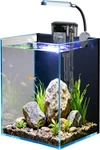 Fish Tank Starter Kits, Nano Glass Aquarium With Led Light For. Fixed Price $30.99.