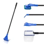 5 Fish Tank Cleaner Kit Aquarium Cleaning Tools With 19 Inch Anti-slip Hand. Fixed Price $10.23.