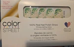 Retired Rare Color Street Nail Polish Strips Shamrock My World Four Leaf Clovers. Fixed Price $15.00.