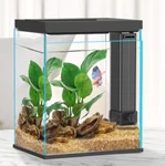 New Pronetcus Black Lighted Led Top Hood For 2 Gallon Aquarium Fish Tank. Fixed Price $29.99.