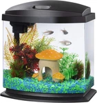 Aqueon Led Minibow Small Aquarium Fish Tank Kit With Smartclean Technology, Blac. Fixed Price $73.38.