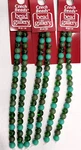 Aqua Green Mix Glass 6MM Round #98956. Fixed Price $15.99.
