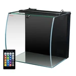 13.5 Gallon Bow Front Glass Aquarium Kit With Filter And Led Lighting - I.... Fixed Price $335.05.