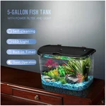 Panaview 5-GALLON Aquarium Kit With Led Lighting. Fixed Price $117.59.