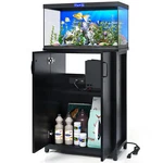 10-20 Gallon Aquarium Stand With Cabinet & Charging Station Fish Tank Table. Fixed Price $90.99.