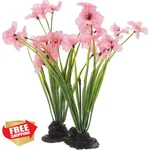 Nolitoy 2PK Pink Fish Tank Decor, Aquarium Betta Plants, Models. Fixed Price $27.99.