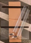 Hinged Glass Canopy For 75/90 Gallon Aquarium Fish Tank Size 48" X 18". Fixed Price $59.00.
