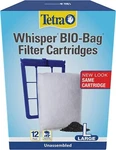 Tetra Bio Aquarium Filter Carbon Cartridge Crystal Water Fish Tank Large 12 Pack. Fixed Price $26.99.