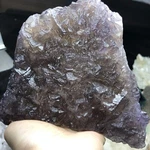 849G Translucent Deep Purple Edge Cube Ladder Fluorite Crystal Mineral. Fixed Price $57.00.