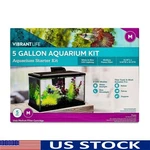 5 Gallon Glass Aquarium Kit Led Light Filter Heater Betta Tetra Guppy Care New. Fixed Price $59.81.