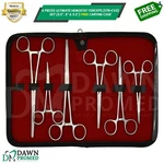 6-PIECE Ultimate Hemostat Forceps Set Fishing Pliers Free Case KIT-2 German Gr. Fixed Price $14.90.