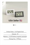 Mini Lcd Digital Table Dashboard Electronic Clock For Desktop Home Office. Fixed Price $8.99.
