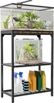 Anbaimei 20 Gallon Aquarium Stand, Fish Tank With Adjustable Black. Fixed Price $80.53.