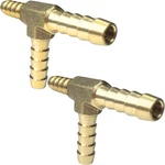 2PCS 3/16'' Hose Barbtee Way Union Fitting For Water Fuel Air By Cx Wonderla. Fixed Price $8.61.