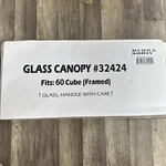Seapora Glass Canopy 24 X Aquarium Lid With Plastic Back Strip. Fixed Price $45.99.