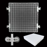Adjustable Plastic Grid Panel For Fish Tank Divider, 11.8X11.8 Inch, 8PACS - .... Fixed Price $30.98.