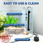 Hygger 300W Aquarium Heater, Submersible Fish Tank External Digital D.... Fixed Price $106.99.