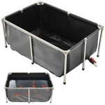 Vevor Canvas Fish Pond Above Ground Koi Tank 126.8GAL With Clear Viewing Panel. Fixed Price $112.99.