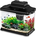 Aquarium Fish Tank Starter Kit With Led Lighting Gallon Usa. Fixed Price $47.99.