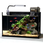 Glass Fish KIT,2.8 Gallon Tank,small Aquarium, Ultraclear Nano Aqua.... Fixed Price $66.41.