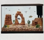 Top Fin Way Out West Aquarium Decor Pack Fish Tank Nib. Fixed Price $20.00.