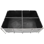 Uimoso Outdoor Canvas Fish Pond With Viewing Window, 470-GALLON Capacity. Fixed Price $149.99.
