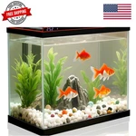 5 Gallon Fish Tank, Glass Aquarium Starter Kits, Self-cleaning Water Pump & 3.... Fixed Price $145.79.
