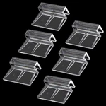 Sliverdew Pcs Aquarium Lid Clips, 6MM Clear Acrylic Fish Tank Holder Aq.... Fixed Price $12.31.