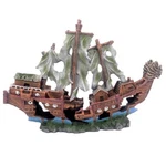 Ulifery Aquarium Sunken Pirate Ship Resin Fish Tank Decorations For 55-75. Fixed Price $85.49.
