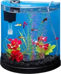 3 Gallon Small Fish Tank, Aquarium Starter Kit, With Filter, Air Pump, & Color. Fixed Price $80.99.