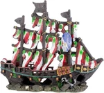 Penn-plax Striped Sail Shipwreck Aquarium Decoration Ornament Colorful Red And. Fixed Price $84.99.