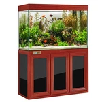 135 Gallon Tempered Glass Aquarium Redwood. Fixed Price $2429.10.
