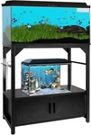 Aquarium 20-29 Gallon, Fish Tank Stand, Black. Fixed Price $198.29.