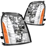 Pair Headlight Assembly W/hid Bulb+ballast For 2007 2008-10 Cadillac Escalade. Fixed Price $329.99.