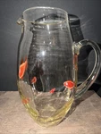 Rare Crate And Barrel Go Fish Pitcher Euc.. Fixed Price $110.00.