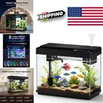 2.3 Gallon Indoor Aquarium With Self Filtration And Quiet Circulation System. Fixed Price $109.99.