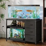 55-75GALLON Fish Tank Stand With Drawers & Shelves Aquarium W/power Outlet. Fixed Price $140.99.