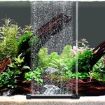 Aquarium Bubble Curtain Wall, Quiet Fish Tank Air Stone With Accessories, High D. Fixed Price $26.49.