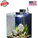 1.5 Gallon Fish Tank Starter Kits, Nano Glass Aquarium With Filter, Led Light.... Fixed Price $45.89.