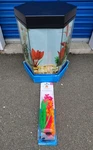 Top Fin Engage 20 Gallon Hexagon Glass Aquarium Kit With Led Lighting Complete. Fixed Price $314.99.