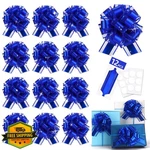 Royal Blue Pull Bow 6 Inch Large Gift Basket Wrap Christmas Tree Ornament. Fixed Price $20.00.