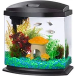 Aqueon Led 2.5 Gallon Minibow Smartclean Fish Aquarium Kit W/ Nano Power Filter. Fixed Price $95.00.