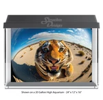 Funny Bengal Tiger Desert Polyester Fish Tank Glass Backdrop Aquarium Background. Fixed Price $105.35.