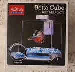 Aqua Culture Betta Cube With Led Light - Uses Three Aa Batteries New In Box. Fixed Price $15.51.